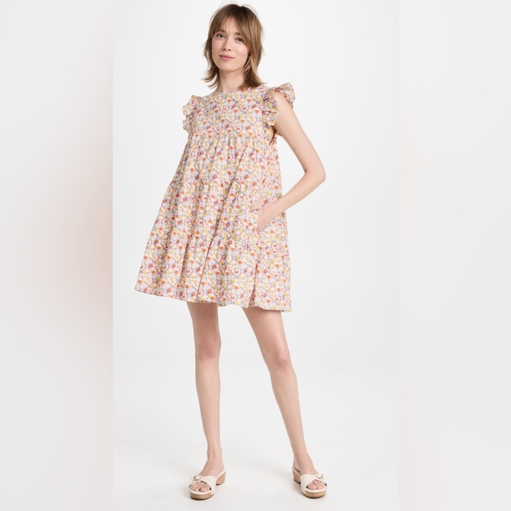 English‎ Factory Floral Print Babydoll Dress, Size XS